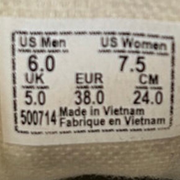 Vans Off The Wall -Old Skool Checkerboard -Sneakers -Black/White -Women's - 7.5 - Picture 9 of 9